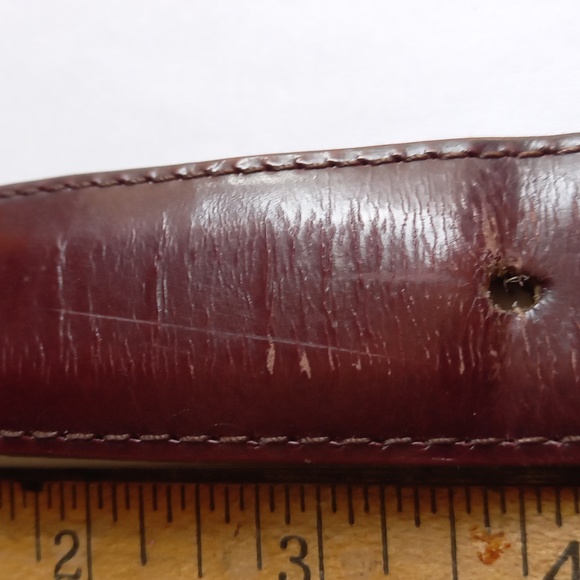1-Cole Haan leather belt size 36 - Picture 9 of 11